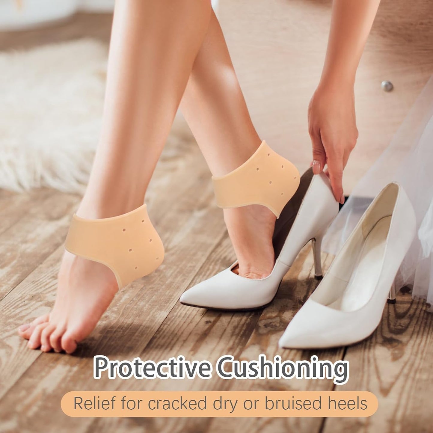 ✨ Premium Silicone Heel Pads – Soft Heel Protection & Comfort