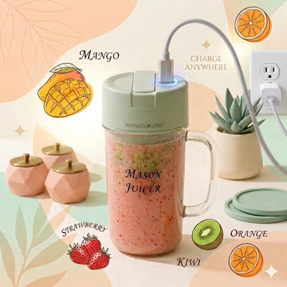 🍓 Mini USB Rechargeable Juicer
